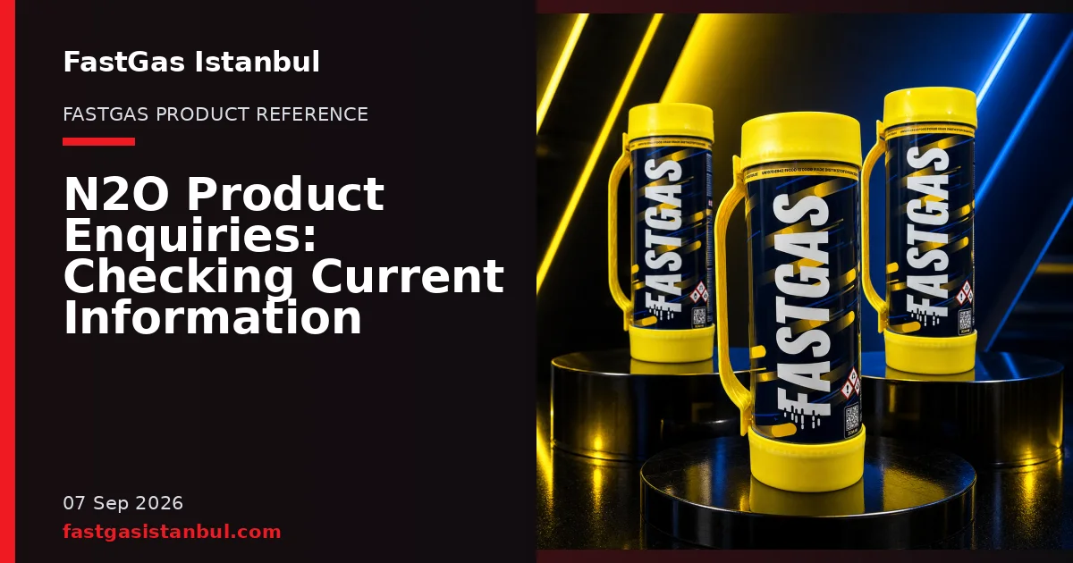 FastGas Istanbul blog cover showing product cylinders in a studio setting